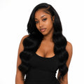 Jet Black Body Wave Human Hair Bundles