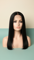 Jet Black Straight Lace Front Wig